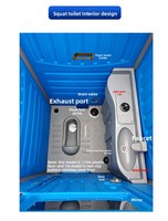 Toilette portable Bao Portatil Toilettes Mobile avec un nouveau design provenant directement de l'usine