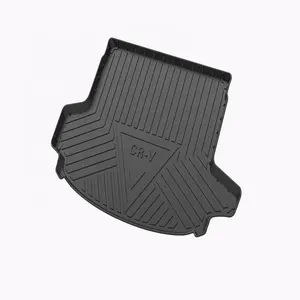 Car Trunk Mat Easy to install Washable TPE Rubber Waterproof Material Use for Honda CRV HEV 2017-2022