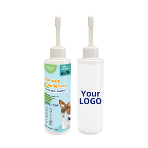 Limpiador de <span class=keywords><strong>gotas</strong></span> <span class=keywords><strong>para</strong></span> los oídos de mascotas de etiqueta privada, 100ml <span class=keywords><strong>para</strong></span> perros y gatos, reduce el olor de los oídos, manguera degradable, limpieza y lavado de oídos <span class=keywords><strong>para</strong></span> eliminar la <span class=keywords><strong>cera</strong></span> - Product Image 1