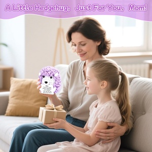 Mini Erizo Positivo y Adorable, Hecho a Mano con Ganchillo, para Mamá, de Hija, <span class=keywords><strong>Hijo</strong></span>, Niños, Regalos Divertidos de Cumpleaños - Product Image 3