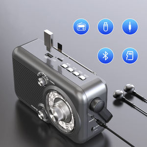 Retro Multi-Band Factory Retro 3-Band Radio AM FM SW Portable with BT Function <b>USB</b>-C Rechargeable Radio Vintage Style Outdoor - Product Image 6