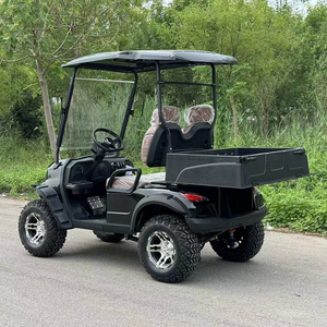Voitures de golf électriques d'usine à prix abordables, buggies à vendre, voitures de club chinoises avec benne de chargement - Product Image 4