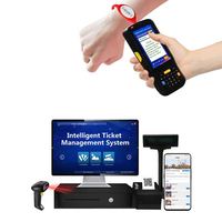 TCP/IP entrée d'événement salle de sport ou parc aquatique lecteur de Code Qr système de ticket RFID haute sécurité API/SDK trépied tourniquet personnalisé