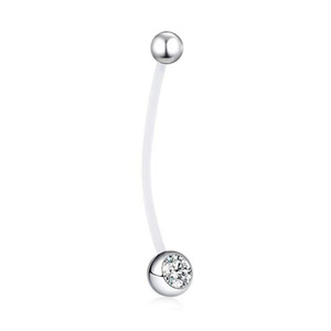 Anneau de <span class=keywords><strong>nombril</strong></span> en acrylique souple <span class=keywords><strong>pour</strong></span> <span class=keywords><strong>femme</strong></span> <span class=keywords><strong>enceinte</strong></span>, multicolore, best-seller transfrontalier, <span class=keywords><strong>piercing</strong></span> long <span class=keywords><strong>pour</strong></span> <span class=keywords><strong>nombril</strong></span> - Product Image 2