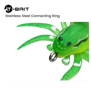 5cm 6.5g Bionics Soft Spider Design <span class=keywords><strong>Leurre</strong></span> <span class=keywords><strong>araignée</strong></span> pour <span class=keywords><strong>leurre</strong></span> de pêche Perle intégrée avec crochet - Product Image 5