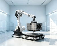 Robot industriel 6 axes ZDGT10024, charge utile de 100 kg, portée de 2440 mm, précision de ±0,1 mm pour la manutention lourde