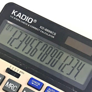 Calculadora Solar KD8899CS de 12 Dígitos con Doble Fuente de Alimentación, Calculadora Financiera y Contable, Color Dorado, Regalo Empresarial - Product Image 2