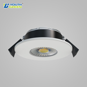 <span class=keywords><strong>Downlight</strong></span> LED Estándar Europeo de <span class=keywords><strong>4W</strong></span>, 6W, 8W, 4CCT Seleccionables, Luz Empotrada con Interruptor DIP, Foco de Techo Ajustable - Product Image 1