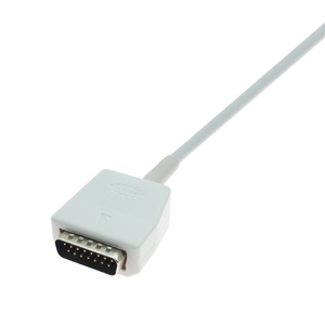 Câble EKG compatible avec Nihon Kohden 5503A, 10 fils, connexion directe, 6306A DB 15PIN, IEC Banana 4.0 - Product Image 2