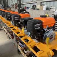 Compacteur de plaques portable à moteur à essence/véhicule diesel vibrant de petite taille pour les travaux de construction