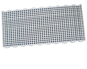 1200*500*40mm agujero cuadrado cobertizos para pollos piso de listón de plástico piso de granja avícola - Product Image 1