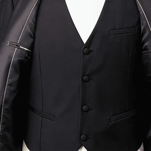 Collection de luxe, costume pour <span class=keywords><strong>homme</strong></span> en polyester de qualité supérieure, sur mesure, coupe ajustée, <span class=keywords><strong>tenue</strong></span> de cérémonie formelle pour le style <span class=keywords><strong>moderne</strong></span> du marié - Product Image 3