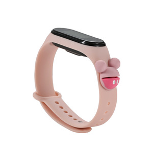 Pulsera <span class=keywords><strong>deportiva</strong></span> de silicona con dibujos animados para Xiaomi <span class=keywords><strong>Mi</strong></span> Band 6, 5, <span class=keywords><strong>4</strong></span> y 3 - Product Image 1