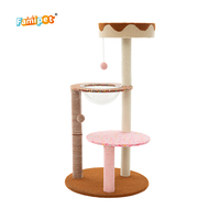 Famipet personnalisé en gros nouvelle conception sur le thème de la crème glacée chat griffoir tour d'arbre à chat