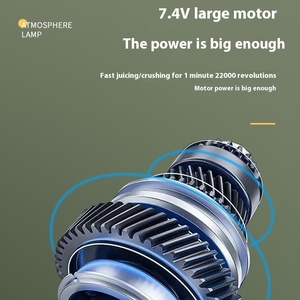 Portable Mini Electric <b>Juice</b> <b>Machine</b> for Household Use New 500ml Capacity 6 Stainless Steel Blades USB Charging English - Product Image 4