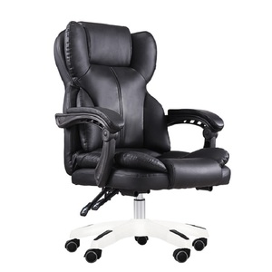 Chaise <span class=keywords><strong>de</strong></span> <span class=keywords><strong>bureau</strong></span> ergonomique <span class=keywords><strong>de</strong></span> direction, dossier haut, en similicuir, pivotante, inclinable et réglable – Nouveauté - Product Image 2
