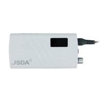 Ponceuse à ongles professionnelle sans fil portable JD206H, haute vitesse 0-35000 tr/min, compatible US, multi-prises, ABS