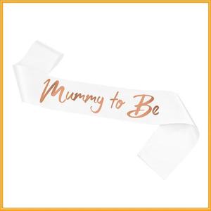 สายคล้องคอสำหรับงานเลี้ยงฉลองทารกในครรภ์และงานวันเกิด สำหรับคุณแม่ตั้งครรภ์และคุณป้าตั้งครรภ์ ทำจากผ้า - Product Image 6