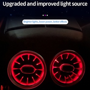 3/7/8/12/64 colori luce ambiente di ventilazione della turbina per <span class=keywords><strong>Mercedes</strong></span>-Benz C/E/G/S/<span class=keywords><strong>GLC</strong></span> classe W205 X253 W213 W222 W464 - Product Image 4