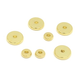 Perles d'espacement en acier inoxydable Anno Jewelry 3-10mm Or Or rose Argent pour la fabrication de bijoux DIY - Product Image 3