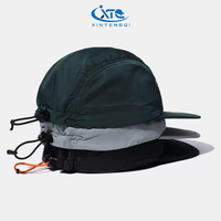 Gorras Snapback de 5 Paneles, Impermeables, de Secado Rápido, Unisex, Premium, Perforadas con Corte Láser, 100% Poliéster, Diseño Business Leaf