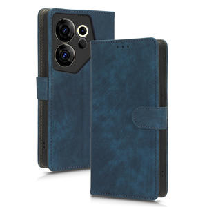 Cartera Retro con protección RFID de cuero con tapa para Tecno Camon 20 Premier /Camon 20 <span class=keywords><strong>Pro</strong></span> 4G/5G, funda con ranura para tarjeta, funda con soporte para teléfono - Product Image 4