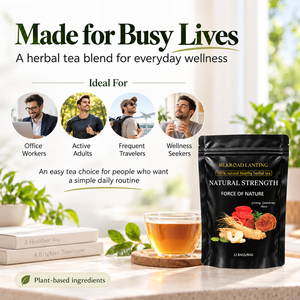 Té Herbal Natural Strength Force of Nature con Ginseng, Reishi y Maca para el Apoyo Diario al Bienestar, Personalización B2B, OEM - Product Image 5