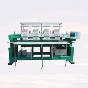 HeFeng 4 Heads 9 Colors intelligent computerized Flat Embroidery Machine