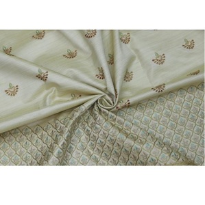 Elegant Woven Poly Raw <b>Silk</b> <b>Fabric</b> Lightweight Breathable Quick-Dry Abstract Geometric Pattern Women's for Clothing Home Textile - Product Image 1