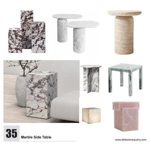 Tavolino rotondo in marmo Shangri <span class=keywords><strong>La</strong></span> verde norvegese con Design moderno tavolino sottile in marmo - Product Image 5
