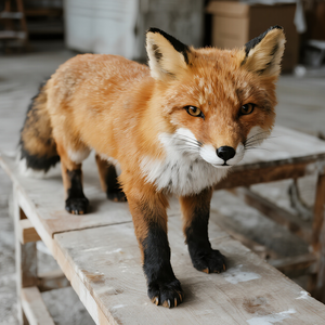 Modèle de renard animatronique réaliste en résine personnalisé, alimenté par moteur, pour la production cinématographique en intérieur/extérieur, les centres commerciaux, les écoles, les jardins, la décoration naturelle - Product Image 4