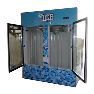 Sbrinamento automatico-5 gradi <span class=keywords><strong>C</strong></span> Display di raffreddamento della ventola su misura per il raffreddamento del ghiaccio Merchandiser per esterni sacchetti di 200 del ghiaccio - Product Image 4