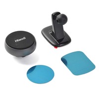 Support magnétique pour téléphone pour tableau de bord de voiture, universel pour iPhone Samsung, support pliable, rotation à 360 degrés, ABS+Silicone, personnalisé