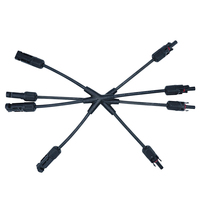 Type de branche Y/T ensemble de cordons de prise de diviseur solaire 1000V/1500V mâle femelle connecteur d'injection de séparateur PV pour système photovoltaïque