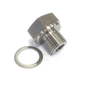 Adaptador de Presión de Aceite Jiax de Acero Inoxidable Ls M16X1.5 a 18Npt para Uso en Motores - Product Image 5