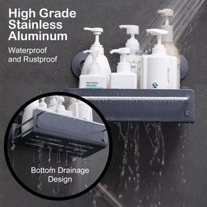 Taili-estante extraíble montado en la pared, cesta de almacenamiento, organizador, ventosa al vacío, Caddy de ducha para artículos de tocador, Baño - Product Image 3