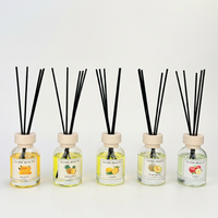 Diffuseur de parfum personnalisé 100 ml en rotin, huile essentielle, aromathérapie sans flamme pour la maison