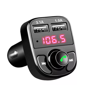 ELE-GATE เครื่องส่งสัญญาณบลูทูธ FM ที่ชาร์จในรถยนต์ 2 USB 3.1A 1.0A พร้อมจอแสดงผล - Product Image 2
