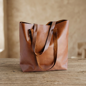 Sac à main en cuir véritable pour femmes, artisanat, fermeture éclair, doux, léger, durable, tendance, écologique, imperméable, double sangle - Product Image 6