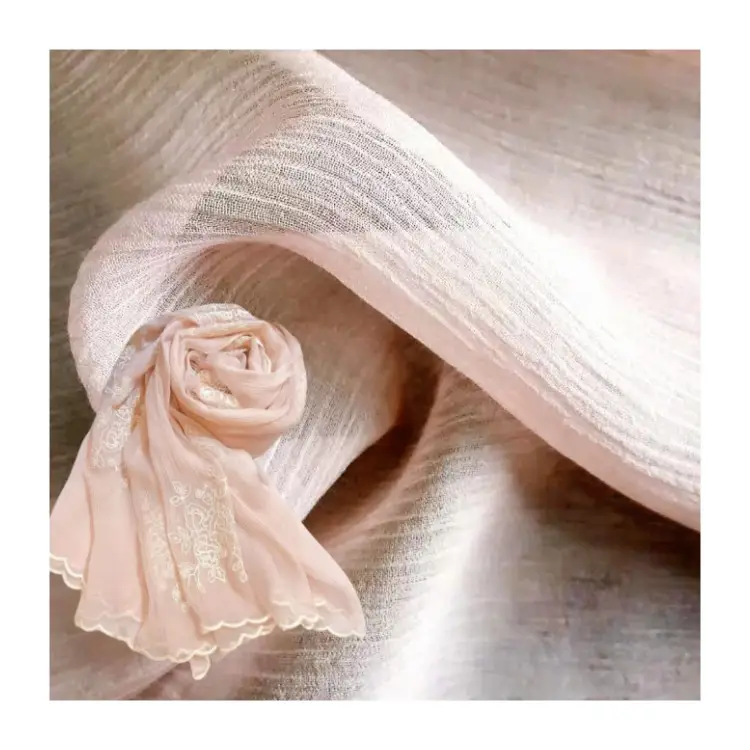 स्मूथ क्रेप योरियू शिफॉन क्रेपॉन उच्च गुणवत्ता 100% शुद्ध शहतूत स्कर्ट ड्रेस स्कार्फ शादी की पोशाक के लिए सिल्क क्रेप फैब्रिक