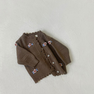 Ensemble de vêtements pour bébé en tricot avec logo personnalisé, vêtements d'hiver pour nouveau-nés, pulls, cardigans, vêtements pour bébés et tout-petits - Product Image 3