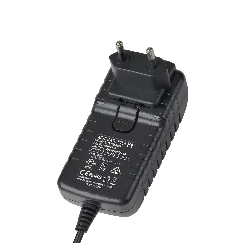 100-240v 50-60hz Dc potencia de salida 5v 6v 9v 9,6 v 12v 14v 15v 16v 22v 24v 300ma 400ma 500ma 800ma 1.5a 2a adaptador de CA