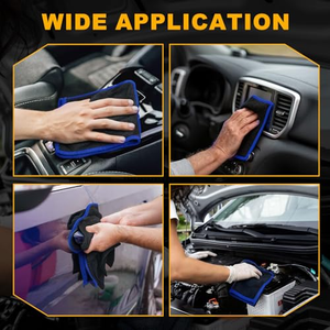 Toalla de Microfibra para Secado de Autos, Personalizable con Logotipo, Sin Pelusas, Super Absorbente, con Tejido de Pelo Trenzado - Product Image 4