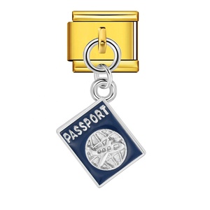 Hot Sales Fashion <b>Animal</b> Plant Series Italian Charm Pendant Link Fit 9mm Stainless Steel Jewelry Bracelet Making DIY Beads Gift - Product Image 3