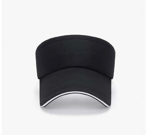 Viseras Deportivas al por Mayor para Golf y Running, con Logotipo Bordado Personalizado, de Secado Rápido, Ala Ancha, Transpirables, de Algodón Tipo Sandwich - Product Image 2