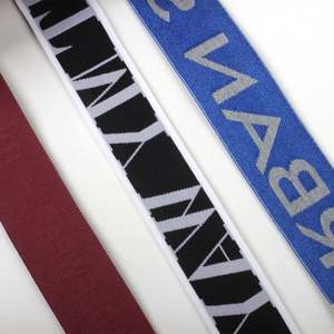 Factory Wholesale Nylon Polyester Spandex Garment Webbing for Underwear Clothes Clothing Boxer Waistband Jacquard <b>Elastic</b> Band - Product Image 4