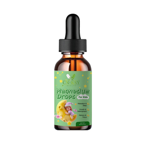 Prix de gros Gouttes de magnésium pour enfants Vitamine D3 et extrait de fleur de camomille Soutien à la relaxation Favorise la fonction musculaire Gouttes - Product Image 1