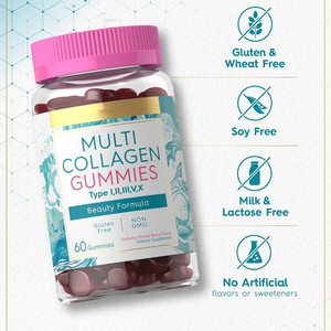 Gomitas Blanqueadoras de Colágeno Múltiple OEM/ODM, Favorecen la Salud del Cabello, la Piel y las Uñas, Gomitas de Péptidos de Colágeno Múltiple - Product Image 5
