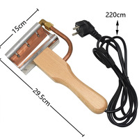 Couteau électrique professionnel en acier inoxydable pour le décapage des cadres de ruche - Couteau électrique pour la coupe du miel