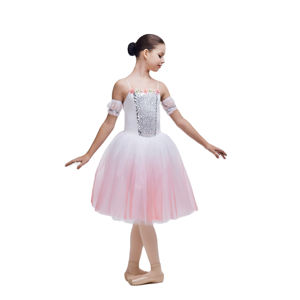 ANNA SHI Dream Robe tutu de ballet imprimé de fleurs pour bébé fille et femme adulte Robe tutu de ballet longue - Product Image 1